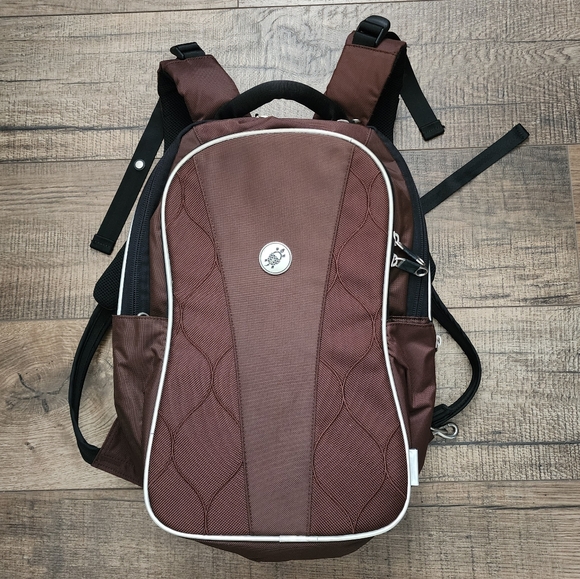 Pacsafe Meshsafe B100 Anti-Theft Backpack 18” Brown Laptop - Picture 1 of 15